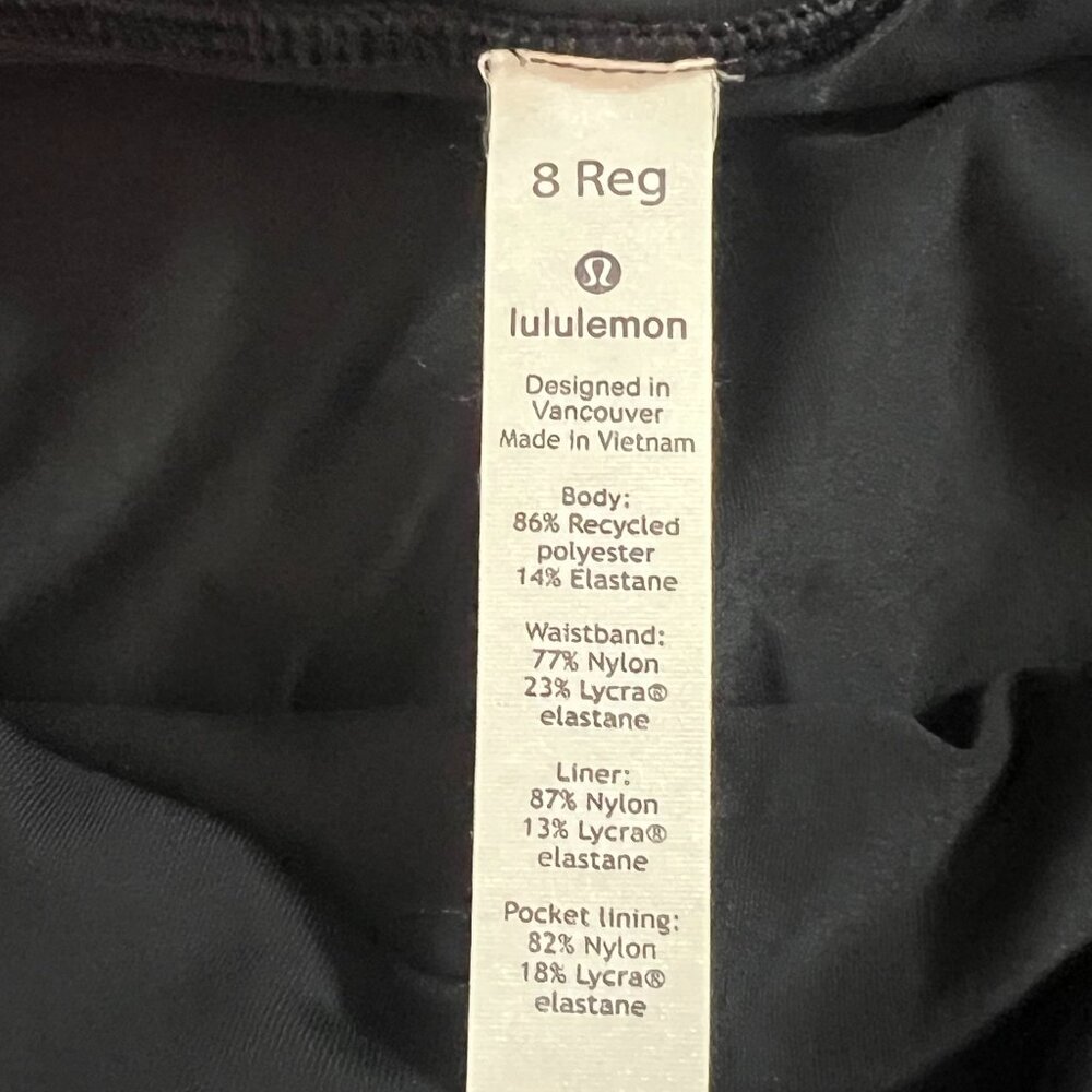 Lululemon Black Tennis Skirt
